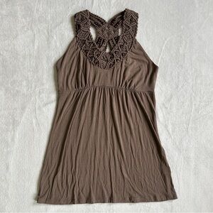 Boston‎ Proper Rayon Embellished Macrame Detail Tank Top